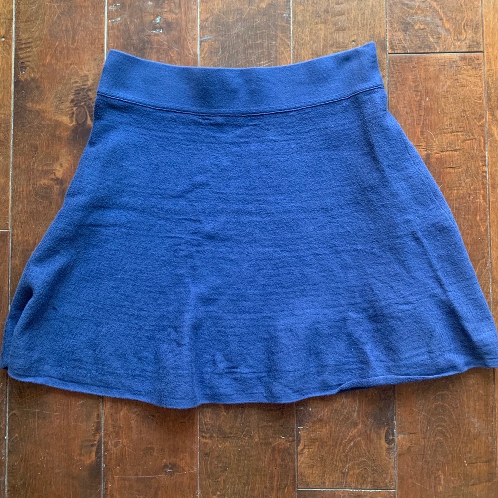 Talula Navy Soft Fabric Skirt Size M